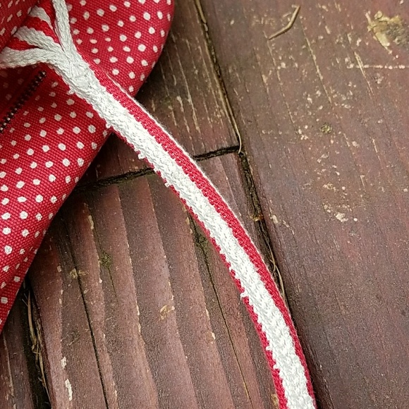 GONE American Eagle Outfitters Pink Polka Dot Tote - Picture 8 of 8